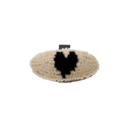 Brush - Tail Tamer Large Oval Wooden Goat Hair