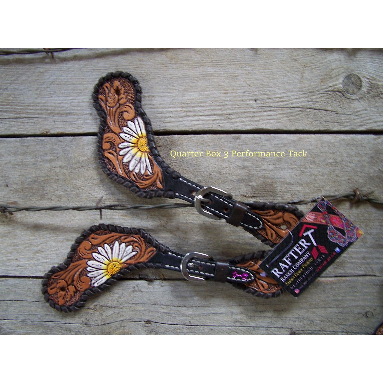 Spur Straps - Painted Daisy (Ladies) by Rafter T Ranch Company