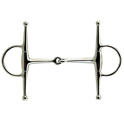 English Bit - Full Cheek w/Triangle Mouth (4.75")