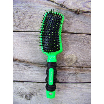 Brush - Tail Tamer Curved Handle (Lime)