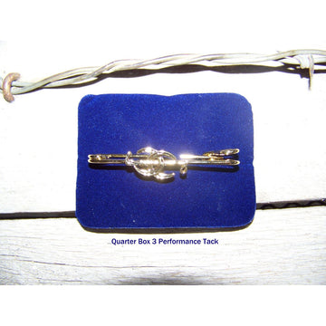 Stock Pin - Exselle Crop with Two Horseshoes