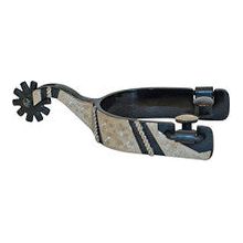 Spurs - Black Satin Rope Trim Spurs (Ladies)