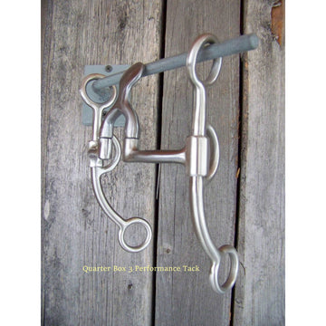 Bit - NSBA Shank Brushed High Port Hinged Spade
