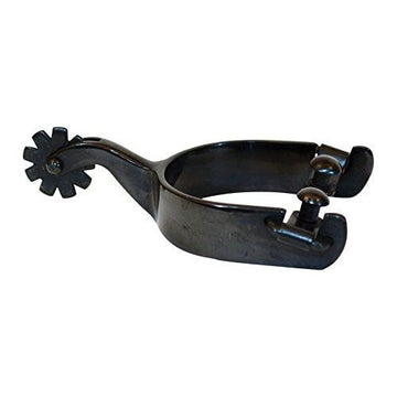 Spurs - Black Satin Plain Reining