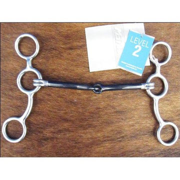 Bit - Junior Cow Horse Smooth Snaffle Sweet Iron 5 1/2"