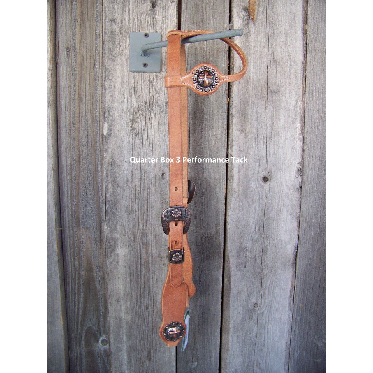 Headstall - Cowboy Culture Flower Buckle w/Cross Concho