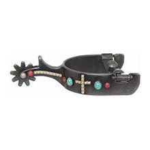 Spurs - Southwest Collection Dark Grey Steel Cross (Ladies)