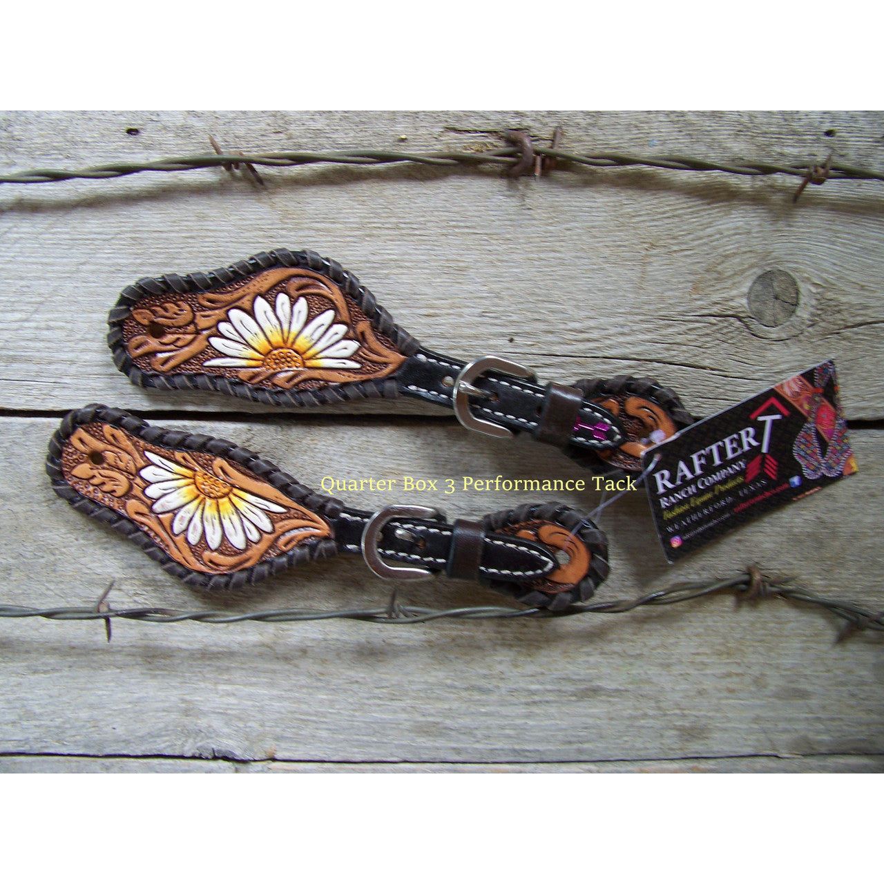 Spur Straps - Painted Daisy (Youth) by Rafter T Ranch Company