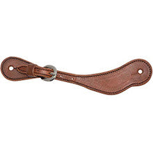 Spur Straps - Cowboy Harness Leather, No Tooling (Youth)